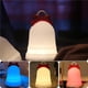 thumbnail image 5 of Lámpara De Noche De Campana De Navidad De Silicona Con Luces Cambiantes De Colores Luz De Noche De Campana Con Batería Recargable De 1000 Mah Para Sala De Estar Dormitorio Habitación De Bebé Advancent HA021417-00, 5 of 7