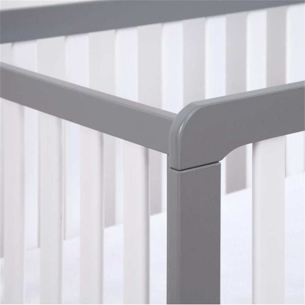 Carter's by DaVinci Colby 4-in-1 Convertible Crib with Trundle Drawer in Gray/White
