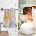 thumbnail image 7 of Flowers Painting Hand Towel Bath Towels Face Towels Cotton Absorbent for Home Hotel Spa Swimming Yoga Sports, 7 of 7