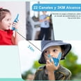 thumbnail image 4 of Radios Walkie Talkies para Niño BLOSOOM 2 Piezas azul, 4 of 4