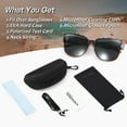 thumbnail image 7 of TINHAO Polarized Sunglasses Over Glasses for Women Men, Fit Over Glasses Sunglasses with Square Oversized UV Protection, 7 of 7