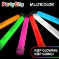 thumbnail image 6 of Party City 6 inch Glow Sticks, Glow in the Dark Party Supplies for Kids & Adults, 24pk (Rainbow), 6 of 13