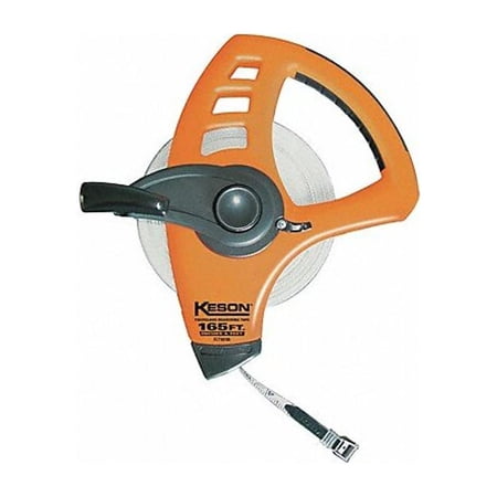 UPC: 0052837027170 | Keson Tape Measure 1/2 Inx165 ft Orange/Black FLT18165