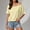 Light Yellow, variant on Women's Off Shoulder Basic Tee Casual Summer Tops Lightweight Pure Stretch Knit Blouse for Daily Wear with Jeans