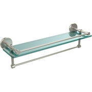 22" Gallery Glass Shelf with Towel Bar (Build to Order)