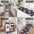 thumbnail image 5 of Pioneer Flower Floral Print Pattern Kitchen Rugs Sets Of 3,Kitchen Runner Rugs Non Skid Washable,Decorative Kitchen Floor Mats for Kitchen,Sink,Laundry,17X30 Inch + 17X47 Inch + 17X59 Inch, 5 of 6