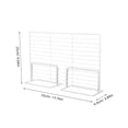 thumbnail image 2 of unbranded Divisores Metálicos Para Refrigerador Con Flexible Y Estructura De Malla Para Congelador, 2 of 8