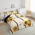 thumbnail image 3 of Castle Fairy Female Men Abstract Sunflower Full Size Comforter Sets,Cow Print Bedding Sets, 3 of 8