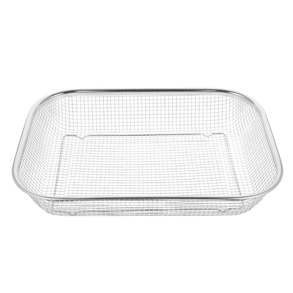 OFFIGAM MultiFunctional Rectangle Stainless Steel Food Drainer Basket