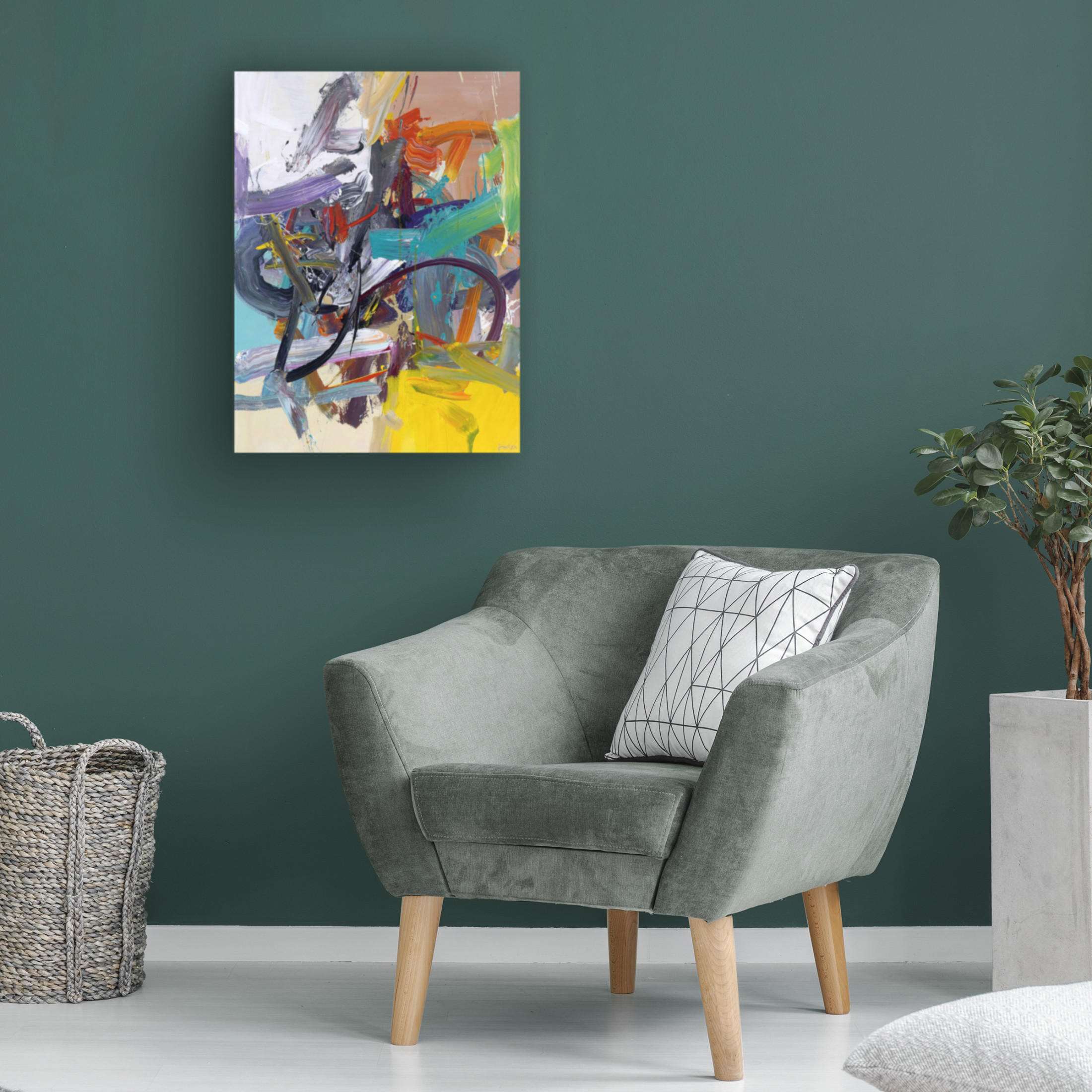 Canvas Wall Art - Fong Fai 'One Of These Days' Wall Art for Living Room, Bedroom, or Office Décor by Trademark Fine Art - 14 x 19 Inches