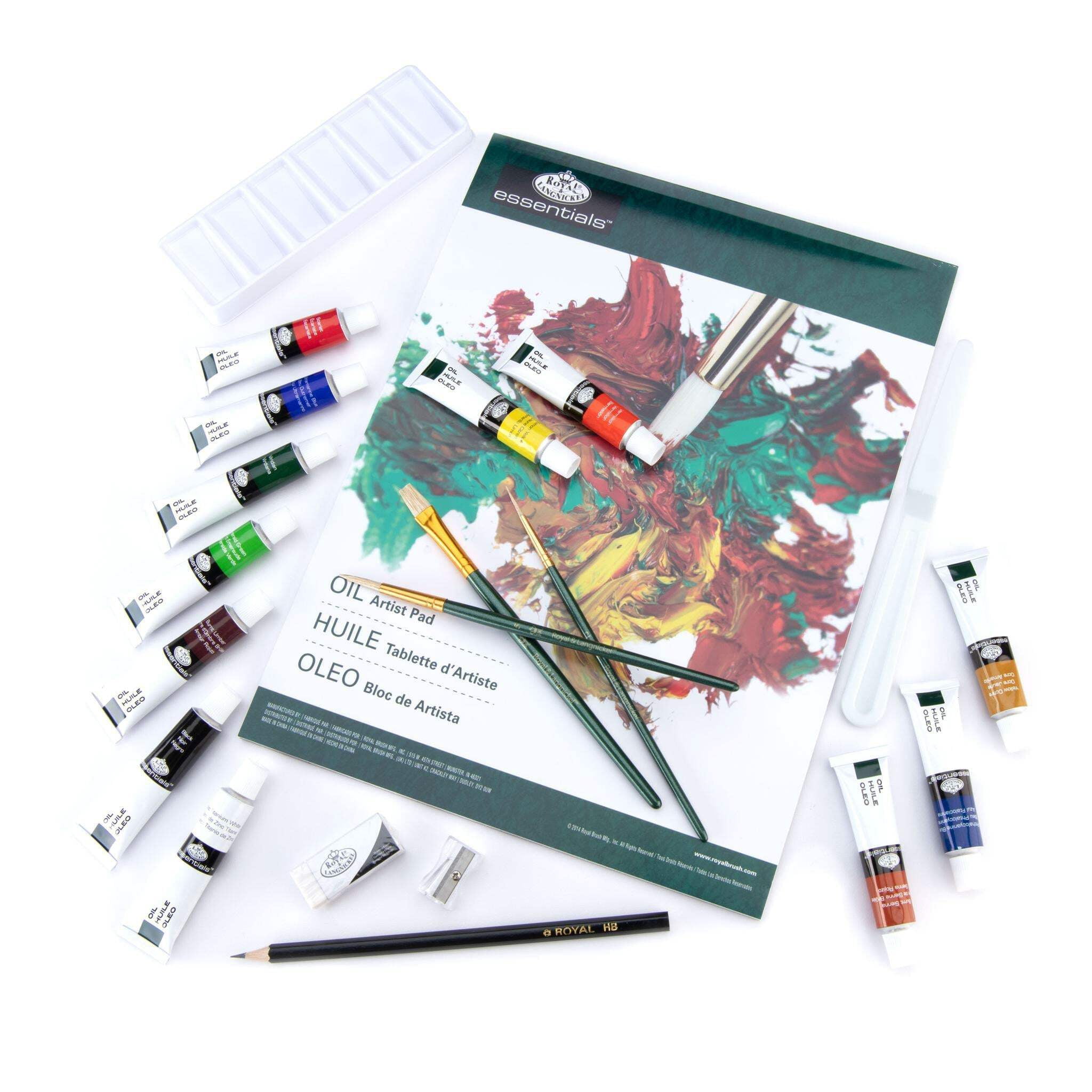 Royal & Langnickel Oil Painting Box Set, 21pc