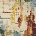 thumbnail image 5 of Woven Trends Essna - SOL02 - Contemporary Style, Abstract Pattern, Pet & Family Friendly, Living Room, Dining Room, Office, Low Pile Wool Area Rug in Multi - 5' x 8', 5 of 5