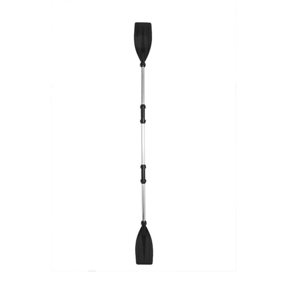 Peahefy Pagaie de Kayak Détachable, Rames de Bateau, 2 Pcs Pagaies de Kayak à Lame Nervurée Légère en Alliage d'Aluminium Détachable, Rames de Bateau
