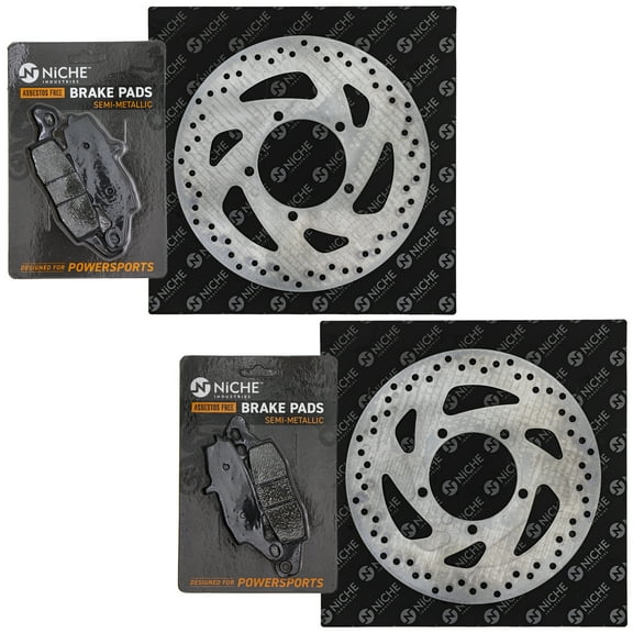 Niche Front Brake Rotor Pad Kit for Suzuki Boulevard C90 Motorcycle MK1007155