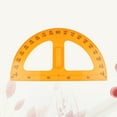 thumbnail image 4 of Practical Protractor Portable Teaching Tool Creative Drafting Supplies Students Stationery for Home School Teacher (Yellow), 4 of 8