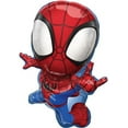 thumbnail image 2 of Spidey and His Amazing Friends 4th Birthday Balloon Bouquet 15 pc Decorations, 2 of 7