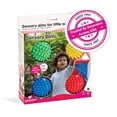 thumbnail image 2 of Bolas Sensoriales Texturadas - Juego De 4 Coloridas Bolas Senso-Dot - Agarre, Tirar Y Enro Edushape Edushape, 2 of 2