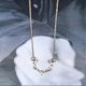 thumbnail image 3 of Collar Choker de Asta de Ciervo Dorado Shaofei Gargantilla con Cabeza de Alce Ajustable, 3 of 3