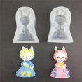thumbnail image 4 of Sophie Rabbit Candle Mold for Candle Making Candle Silicone Mold Resin Ornaments Epoxy Mold for Making Candle Soap Craft, 4 of 4