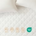 thumbnail image 3 of Sonive 100% Waterproof Mattress Protector King Size Breathable Stretchable Elastic Edging Kids Pets Friendly Washable Mattress Cover Up to 21 inches (King, White), 3 of 10