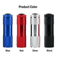 thumbnail image 3 of 9LED UV Flashlight Torch Light Lamp Aluminum Ultraviolet Blacklight Flashlight Detector, 3 of 9