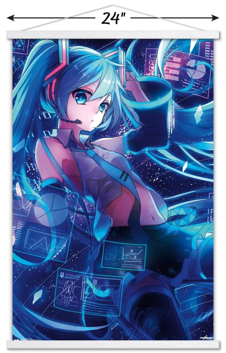 Hatsune Miku - Screens Wall Poster