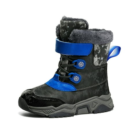 

JHLZHS Baby Girl Shoes 12-18 Months Boots Children s Winter Solid Color Snow Boots Boys and Girls Non Warm Padded Thickened Boots Baby Shoes 0-3 Months Girls Football Shoes