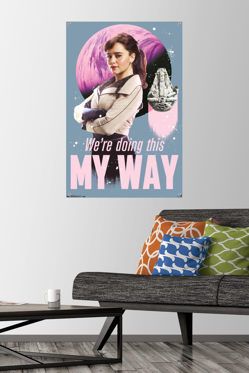 Star Wars: Solo - Qi'Ra Wall Poster with Push Pins, 22.375" x 34"