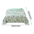 thumbnail image 4 of Summer Savings Clearance! InsCrazy Cooling Throw Blanket Washable Printed Summer Quilt Thin Comforter Blanket Breathable and Lightweight 60 x 40", 4 of 6