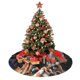 thumbnail image 4 of Falda para árbol de Navidad Me-Ssi, suave y divertida, con diseño de feliz Navidad, decoración navideña de estilo rústico, 30", 4 of 4