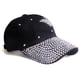 thumbnail image 5 of Gorra ajustable JAMW con visera de béisbol y mariposa de Diamantes de imitación, 5 of 5