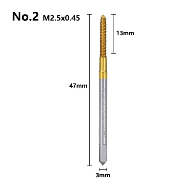 Extrusion Taps M2 M3 M4 M5 M6 M8 M10 M12 Fluteless Forming Machine Taps Metric Screw Thread Tap Drill Metal Threading Tools