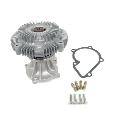 US Motor Works MCK1093 Engine Water Pump with Fan Clutch Fits select: 2004 NISSAN FRONTIER CREW CAB XE V6, 1997 NISSAN TRUCK