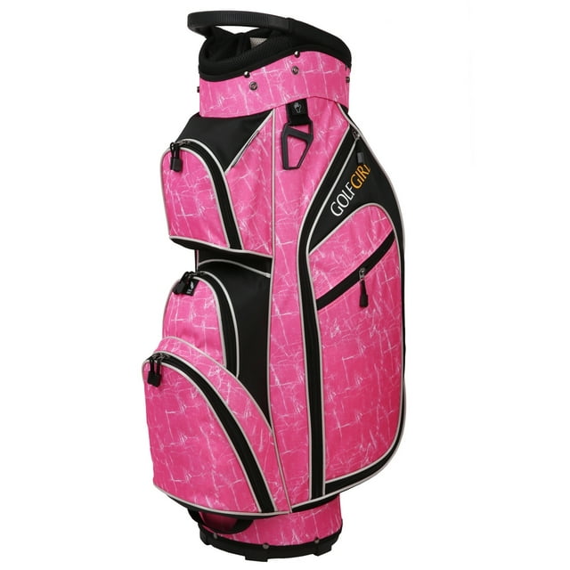 GolfGirl Ladies 14 Way Cart Golf Club Bag, Pink