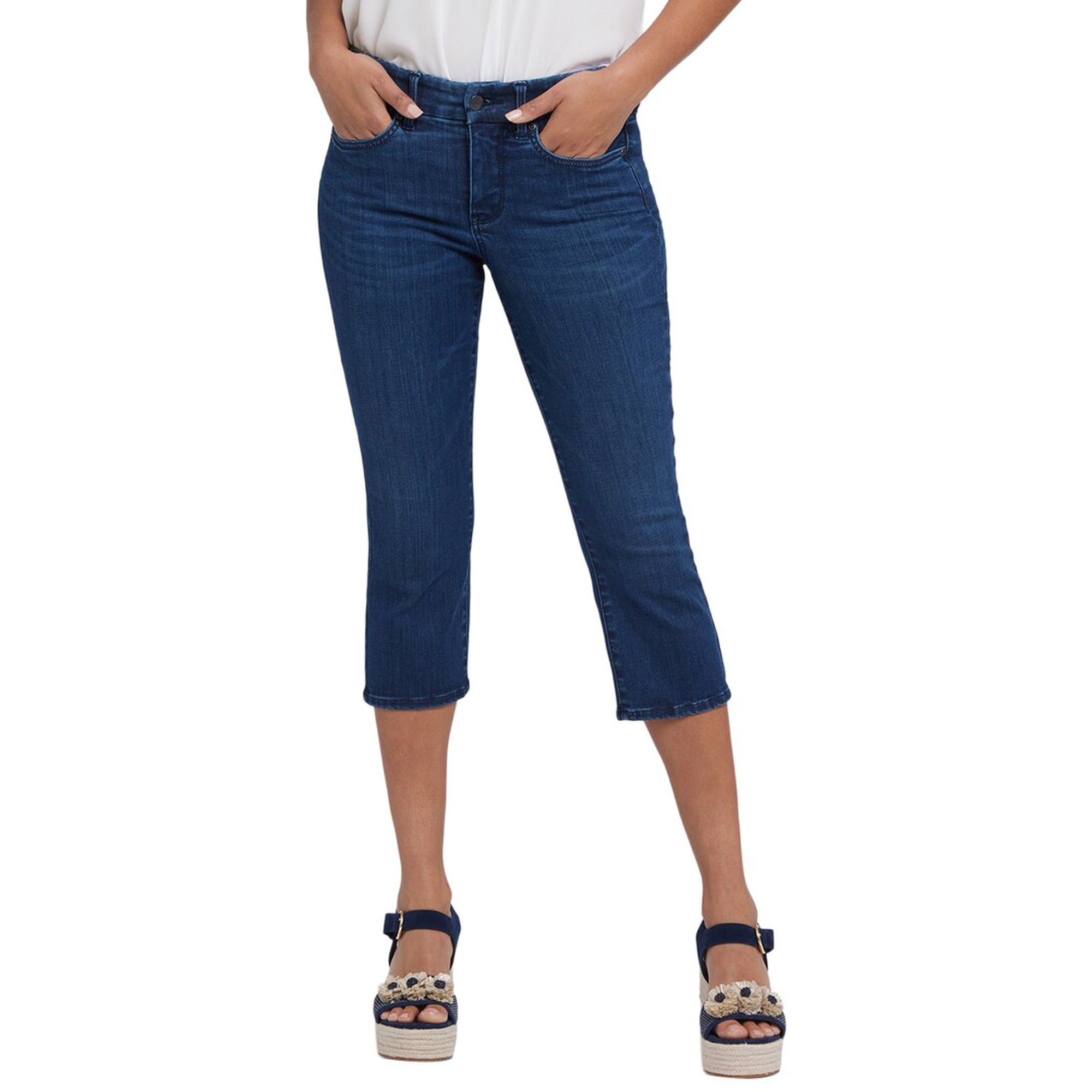 NYDJ womens Petite Marilyn Ibiza Blues Crop Jean, PXXS