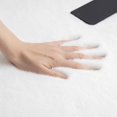 thumbnail image 7 of Ashler 2x3 ft Faux Rabbit Fur Area Rugs for Bedroom Soft Fluffy Plush White Rectangle Shag Carpet Non-Slip Indoor Rug for Nursery, 7 of 7