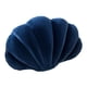 thumbnail image 5 of Almohadas con forma de concha, almohada decorativa, linda y cómoda, cojín de suelo con forma de almeja. Azul marino, 5 of 9