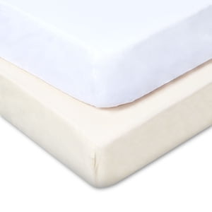 Parent's Choice Cotton Percale Fitted Crib Sheets, 2-Pack