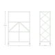 thumbnail image 2 of Estante Rack Plegable Ilios Innova 4 Niveles Blanco, 2 of 4