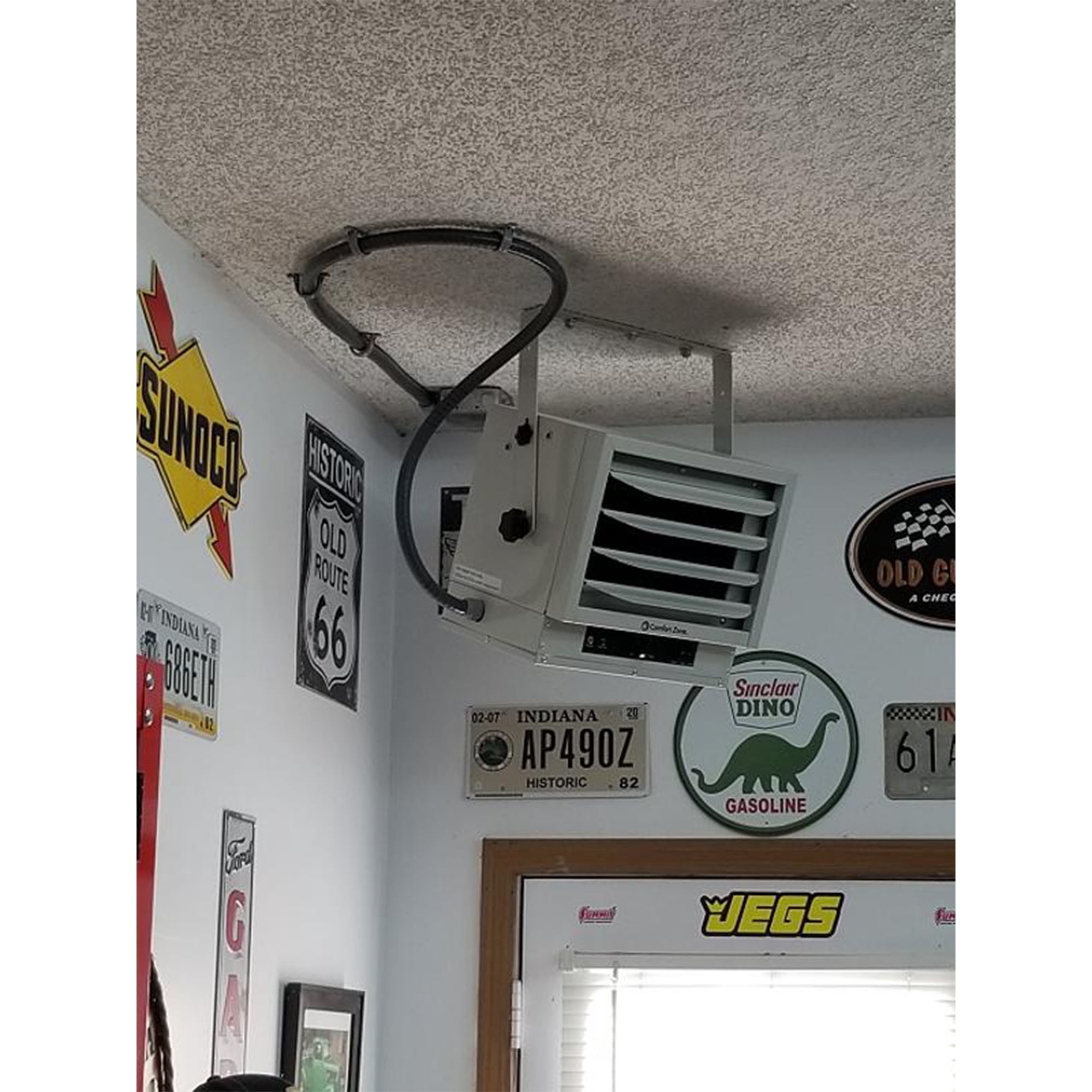 Comfort Zone Ceiling Mount Electric Fan Forced Industrial Utility Heater |  Walmart Canada