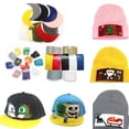 thumbnail image 2 of Gorra de béisbol para hombres, mujeres, niños y niñas, gorros Snapback DIY, bloques de construcción, sombrero personalizado por píxeles, panel y ala, envío gratis, 2 of 4