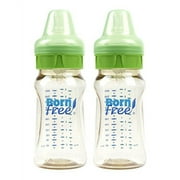 Born Free - Wide Neck 9-oz Bottle, Twin-Pack, BPA Free