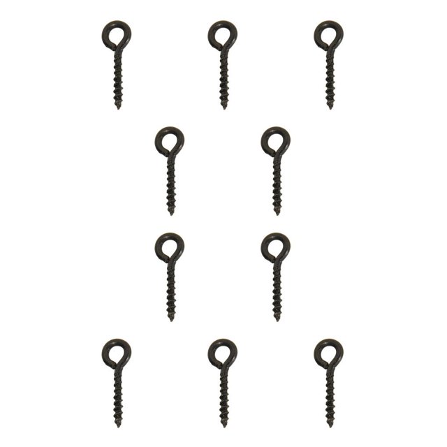 Greeniant 50 Uds tornillo giratorio Pop Up Peg soporte de pellets pequeños Clips giratorios de pesca de carpa con anillo rodante Terminal de Sin anillo 10Conjunto