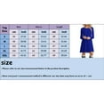 thumbnail image 3 of BJUTIR Dresses For Women Long Sleeved Tee Shirt Dress Casual Swing Gradient Dress, 3 of 4