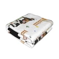 thumbnail image 2 of KLL Cute Farm Print Fleece Throw Blanket, Horizontal Fleece Bedding Cute Soft Blankets Comfy Fleece Flannel Plush Home Decor for Couch & Bed -60"x50", 2 of 9