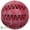 Red & White, variant on Dur Dog Toys - Medium Ball In Black & White - Created From Recycled Balloons (1 Pack) - Eco Friendly Dog Toys