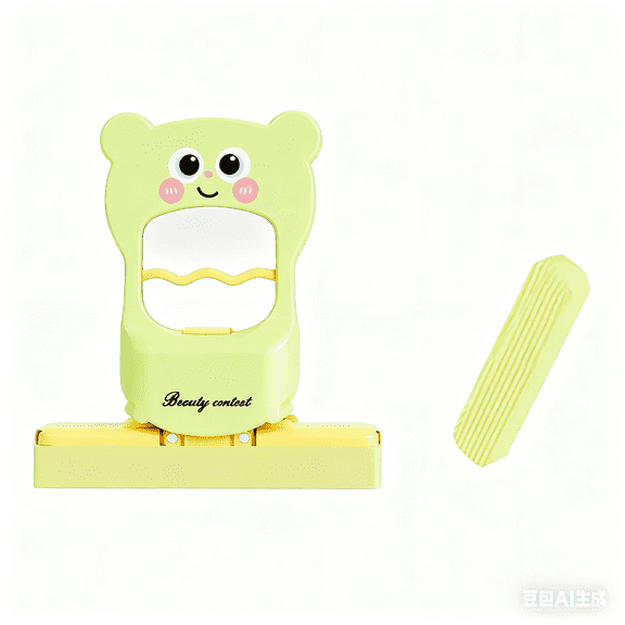 Mini Foldable Desktop Mop with 1 Replacement Sponge, Portable Cleaning Sponge Mop for Efficient Home Office Use, Compact Easy-to-Store Cleaning Tool