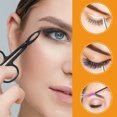 thumbnail image 5 of Tijeras para cejas, pinzas para cejas con mango de tijera, pinzas para depilar, 5 of 5