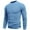 ☪305-Blue, variant on Men's Casual Solid Color Long Sleeve Crew Neck Stretchy Knit Base Layer Warm Pullover Sweater Turtleneck Sweater Red M