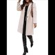 thumbnail image 2 of Abrigo de Guisante para Mujer, con Solapa y un Solo Botón, Cortavientos, Holgado, Informal, de Longitud Media, para Otoño e Invierno. Beige M, 2 of 7